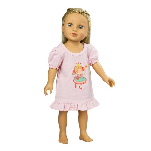 Puppen nachthemd prinzessin - puppen-nachthemd,