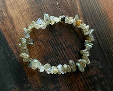 Armband Labradorit - elastisch