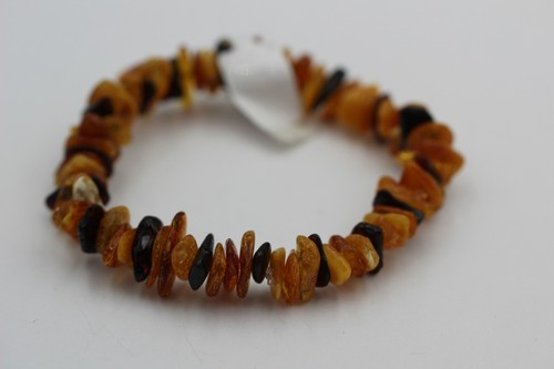 Bernstein splitterarmband mit - bernstein,