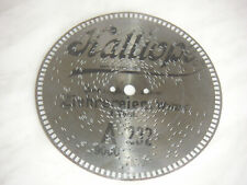 Ziehrereien Walzer Kalliope Lochrand Blechplatte 19,5cm music box 7 5/8" disc