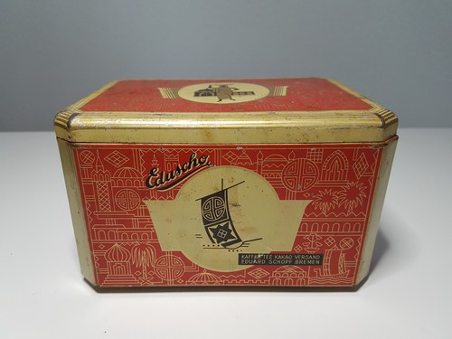 Alte eduscho kaffeedose 50er - alte,