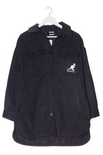 KANGOL X H&M Übergangsmantel Damen Mantel Gr. DE 36 blau Casual-Look