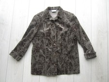 Designer Blazer v. Sallie Sahne - Longblazer, braun gemustert Gr. 42, NEU