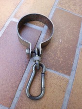 1 Schaukel-Schelle f.Rundholz 10cm mit Karabiner~Schaukelhaken,Schaukelschelle 
