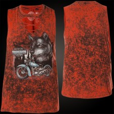 Affliction damen tank top wolf - damen,