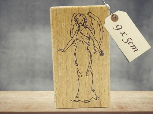 Motivstempel schutzengel 9x5cm - motivstempel,
