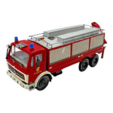 Herpa Mercedes-Benz 1017 K NG 6x4 Werk-Feuerwehr mit Kran HIAB H0 Modell