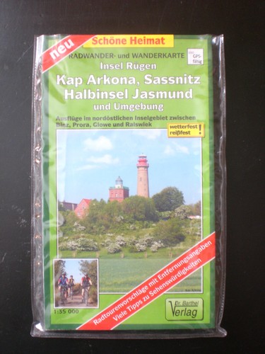 Wanderkarte rügen kap - rügen, arkona