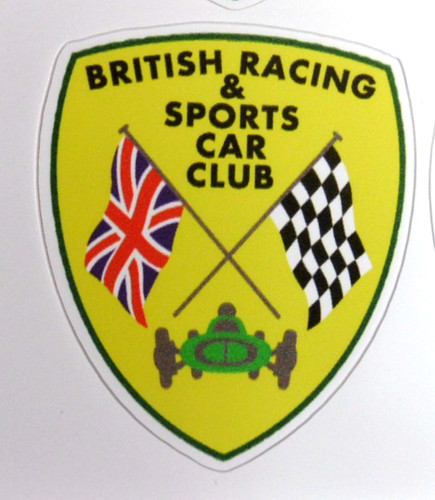 Werbe aufkleber british racing - british,