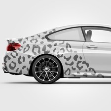 Leopard Muster Seitenaufkleber