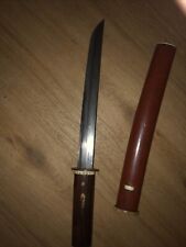 Tanto Kurzschwert um 1900 Handarbeit Damast ist einzigartig Nachweis vorhanden