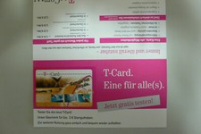 Telekom, NEUE wiederaufladbare T-Card mit 2DM Start-Guthaben, im  Folder
