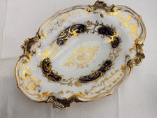 Ovale Prunk-/Schale 19.Jhd