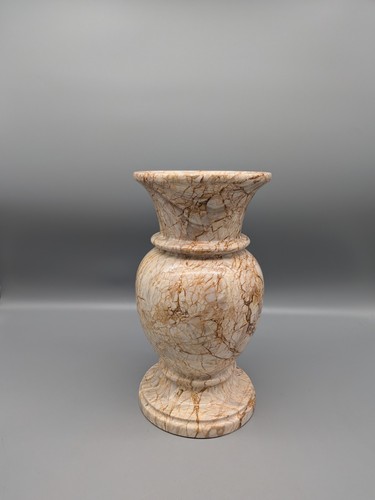Große schwere naturstein vase - naturstein,