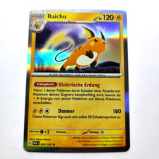 Pokemon Karte Raichu 026/165