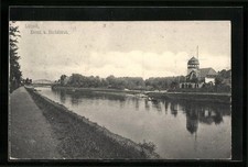 Lübeck, Kanal u. Bootshaus