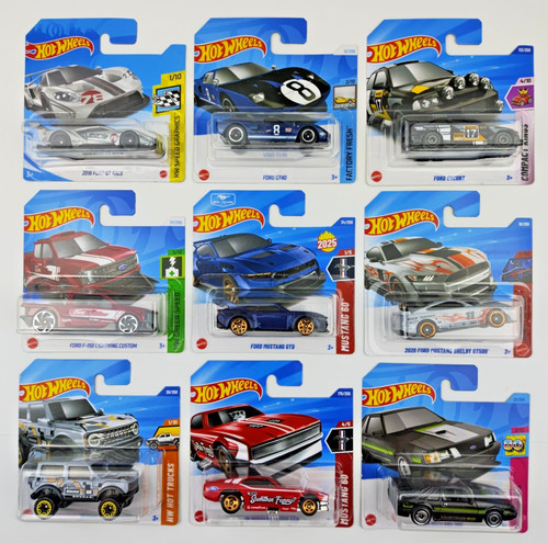 Hot wheels 9xford mustang - mustang, gt40