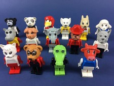 LEGO® Fabuland Figur Krokodil Hund Schwein Krähe Elefant Bulldogg Variante V