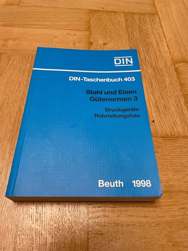 Din taschenbuch 403 stahl - 403,