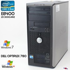 TOP PC COMPUTER DELL OPTIPLEX 780 INTEL C2D E8400 2GB 500GB PARALLEL WIN XP