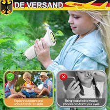 Mikroskop 1000x  Lernmikroskop für Kinder, Schüler, Biologie 8 LED 2 Megapixel