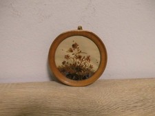 Wandbild Hildegard Vogel Zipfelhaus Werkstatt echte Blumen Blüten  Erzgebirge .