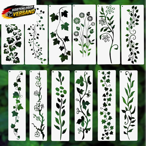 Blatt ranken schablonen - blatt-ranken-schablonen, für