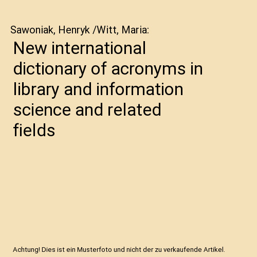 New international dictionary