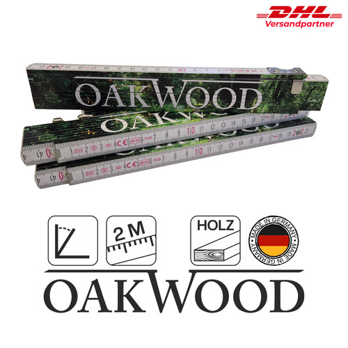 Qualitäts zollstock aus - 2m,