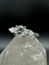 Verlobungs/Solitärring 18Karat (750) Weißgold mit feinen Brillanten