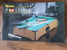 Philos Billiard: Mini Billardtisch mit 2 Queues & 16 Kugeln (Mini Billiard)