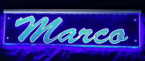 Marko led namensschild - namensschild, oder