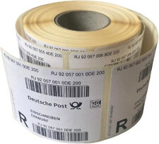 Deutsche Post EINWURF Einschreiben Etiketten Label 10-100Stück Aufkleber Sticker