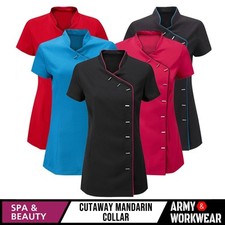 Damen Beauty Tunika Friseur Spa Nagel Salon Therapist Womens Arbeit Uniform