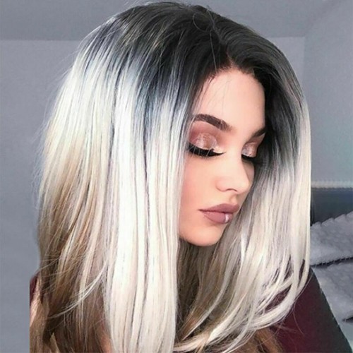 Damen blond gold ombre volle - damen,