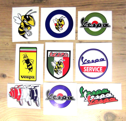 Vespa roller aufkleber 9 - vespa,