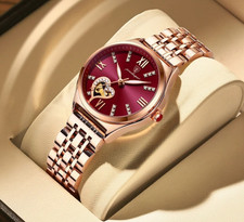 Damenuhren Rosegold Rot