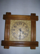 Uhr Wanduhr Keramikwanduhr Quarzuhr Zahlen im Holzrahmen kann ausgerahmt werden