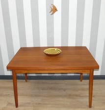 danish design 60er Jahre Teak Eßtisch 84x124/214 ausziehbar mid century vintage