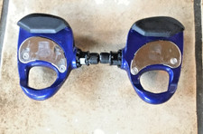 Rennrad Pedale Look Modell 256 blau Carbon für Delta-Platten