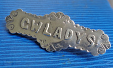 Silber walisische name brosche - walisische,