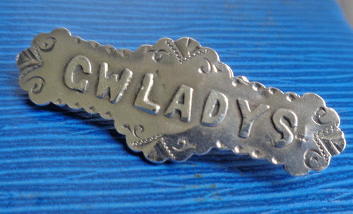 Silber walisische name brosche - walisische,