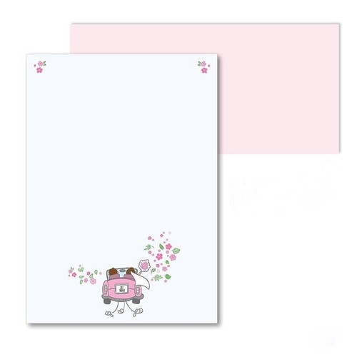 Briefpapier set hochzeit din - set,