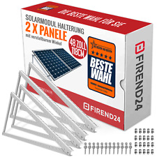 4x PV Solarmodul Halter Wand Dach Boden Balkonkraftwerk Balkongeländer 118cm