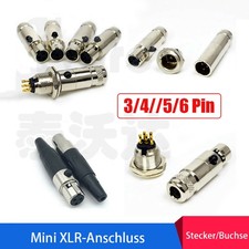 Mini XLR-Anschluss Mikrofon