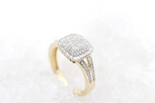 Damen ring 585 gelbgold 14k - damen,