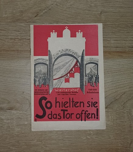 Nsdap wahlbroschüre hamburg - wahlbroschüre,