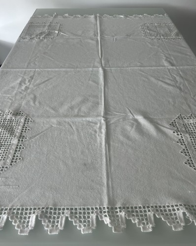 Alte bestickte tischdecke - bestickte,