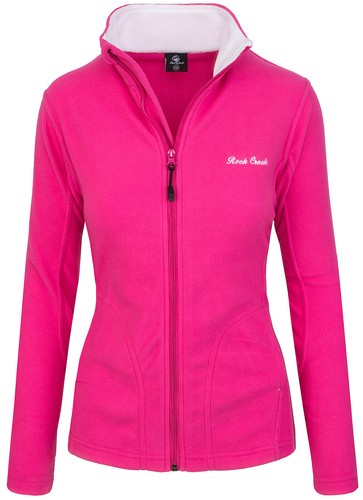 Rock creek damen fleecejacke - rock,