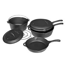 Camp Chef Cast Iron Set 6-tlg. Dutch Oven Grillpfannen Gusseisen